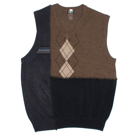 PATCHWORK SWEATER VEST #3